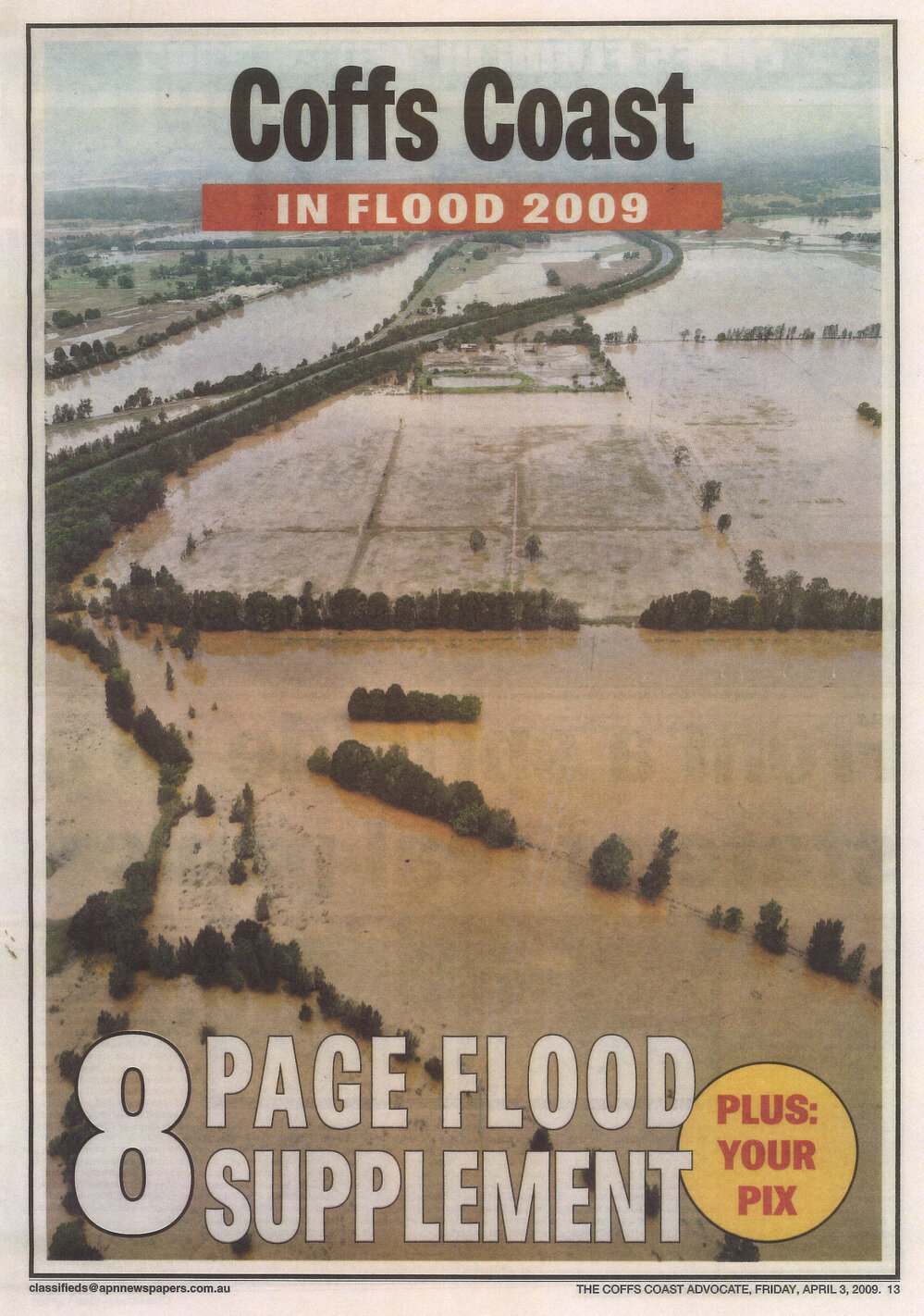 Coffs Coast Advocate, Friday 3 April 2009