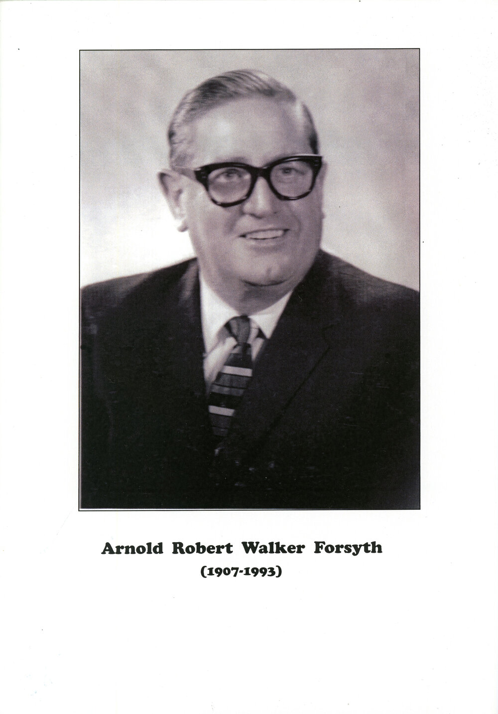 Arnold Robert Walker Forsyth (1997 - 1993)