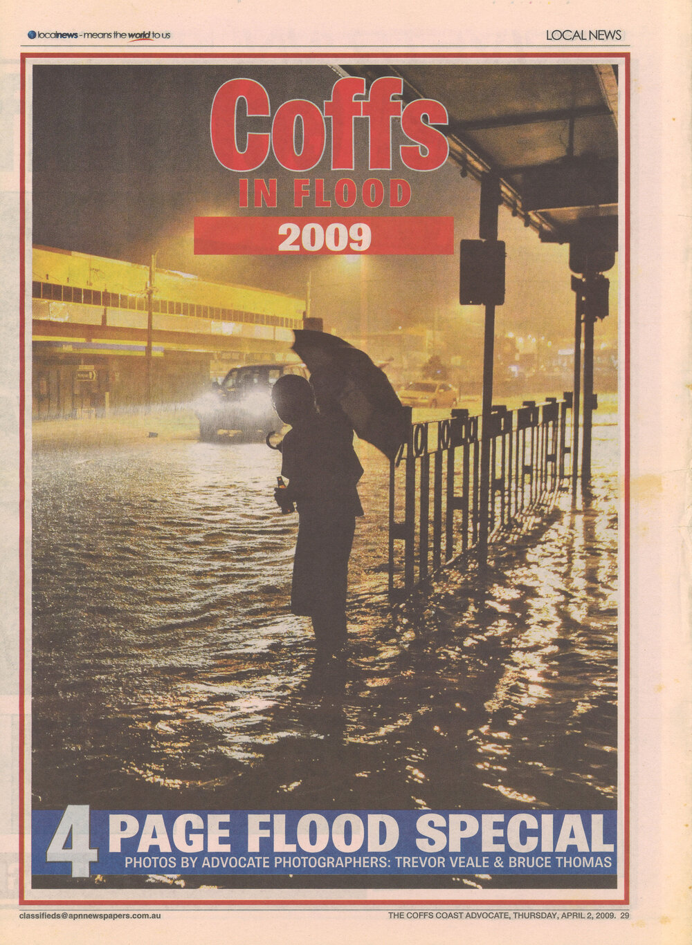 Coffs in Flood, April 2009