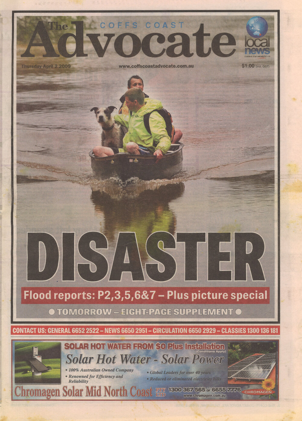 Coffs Coast Advocate, Thursday 2 April 2009