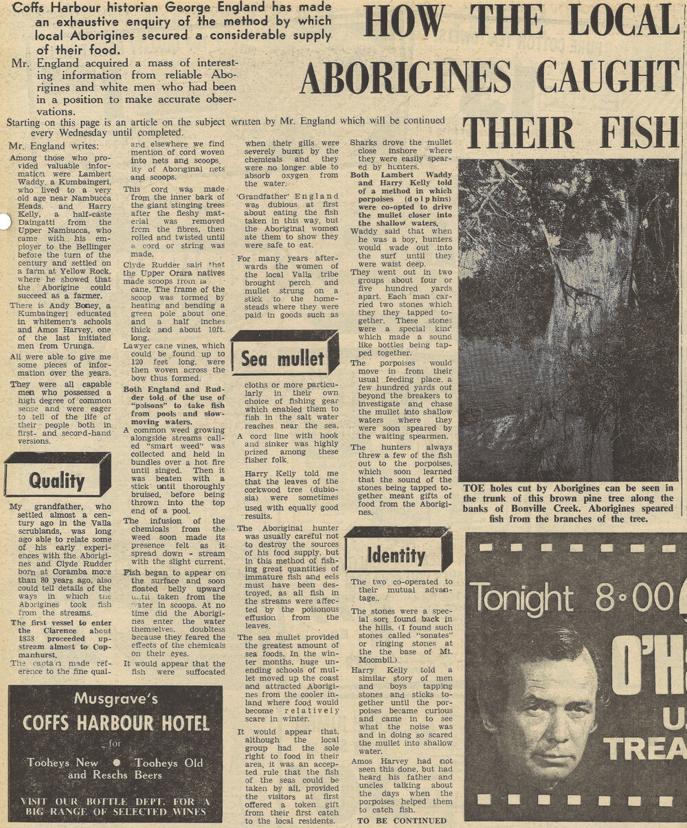 Aboriginal fishing methods, 3 - 24 January 1973