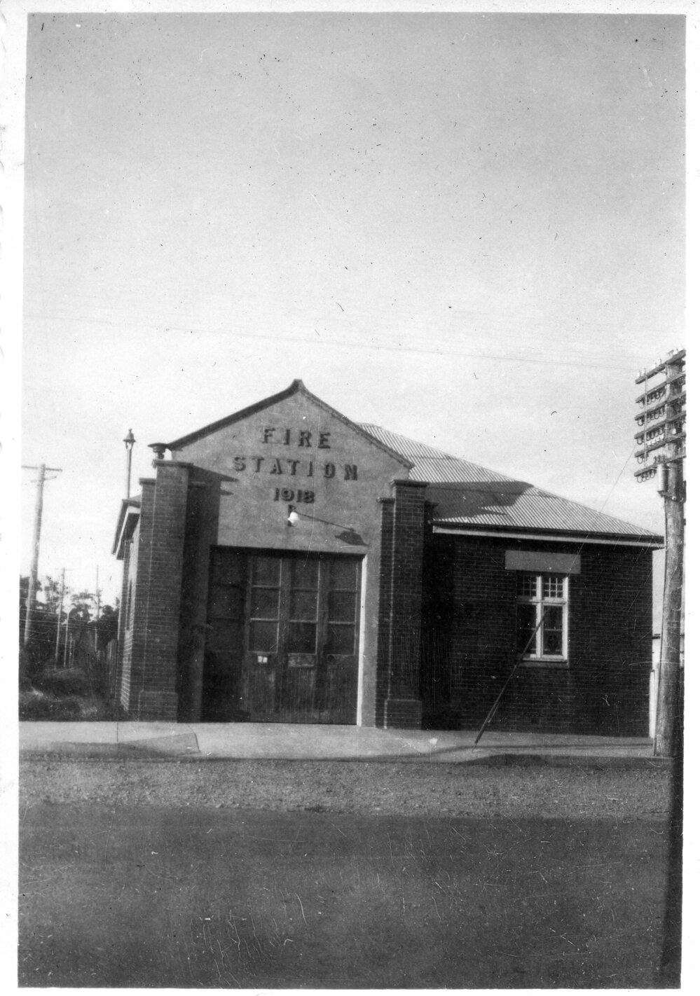 The Coffs Harbour fire station, c.1955