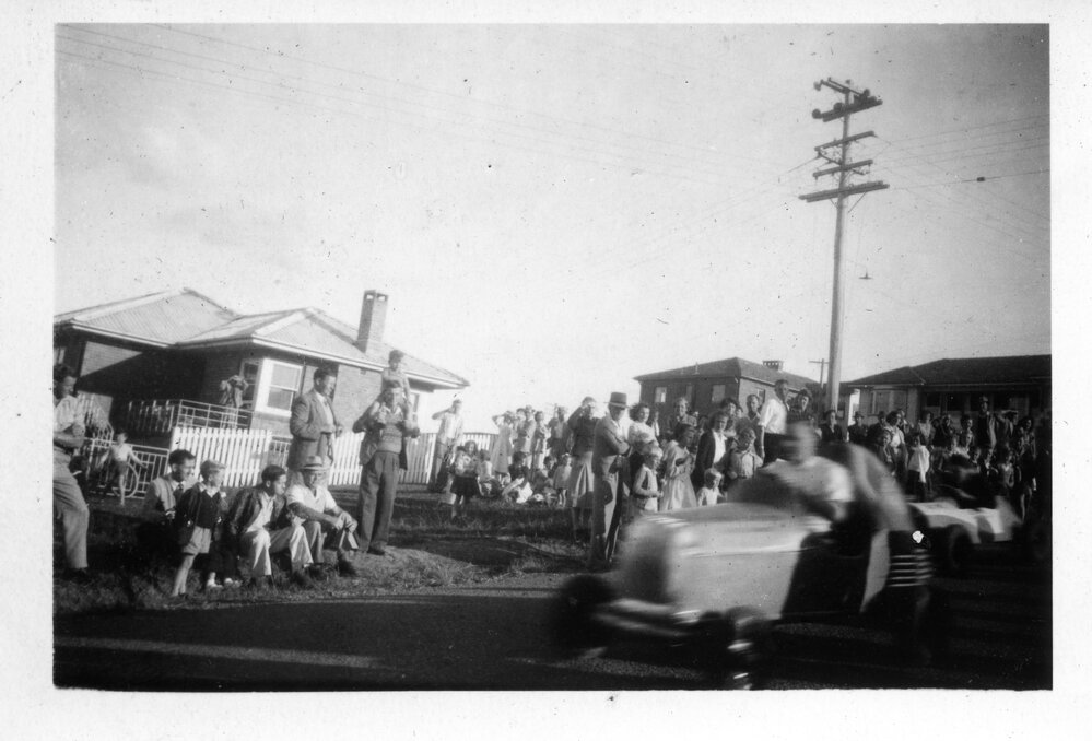 Billy Cart Derby in Collingwood Street, 22 May 1954
