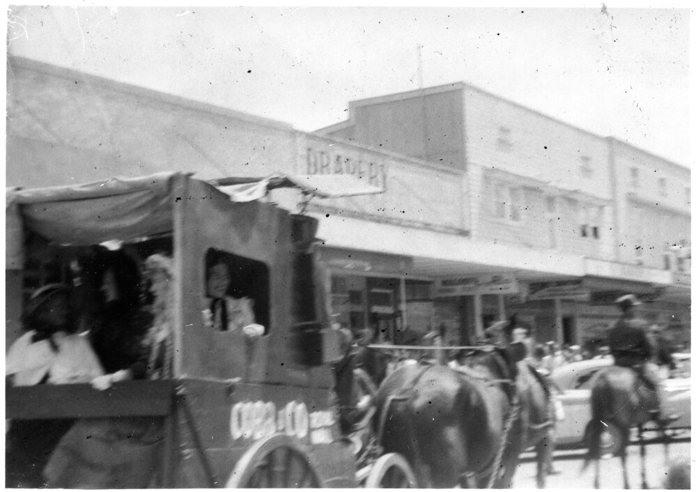 Re-enactment of Robbery Under Arms, 18 February 1958