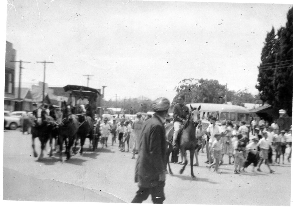 Re-enactment of Robbery Under Arms, 18 February 1958