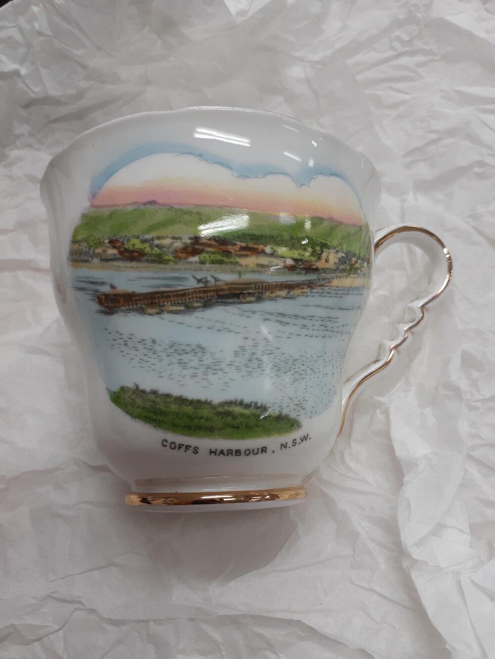Souvenir Tea Cup and Saucer