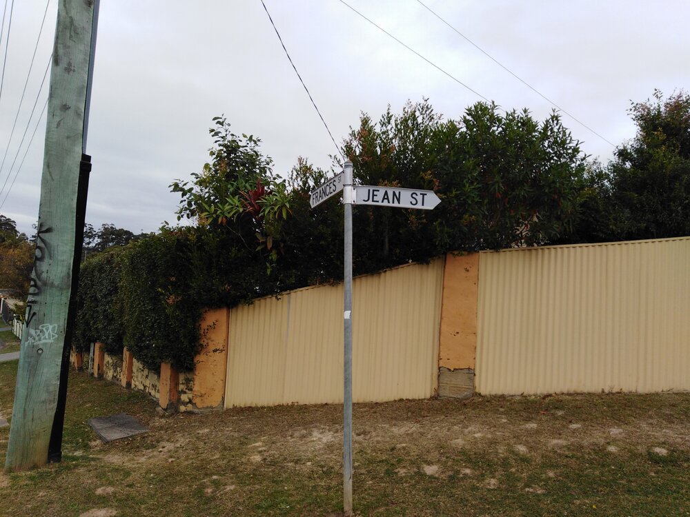 Silent policeman on the corner of Frances and Jean Streets in Coffs Harbour, 6 August 2021