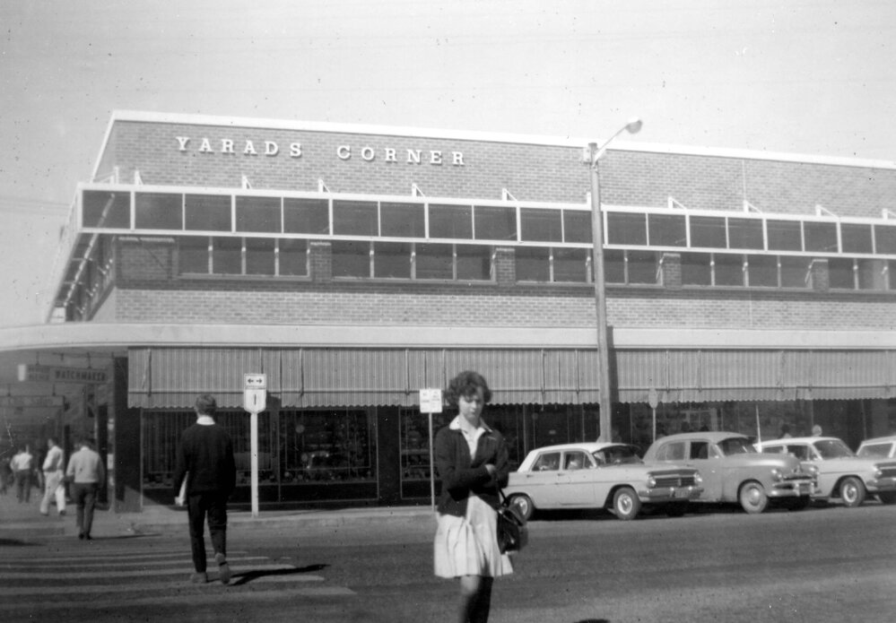 Yarad's Corner intersecting with the Pacific Highway