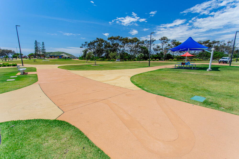Concrete Stencils, Coffs Harbour Jetty