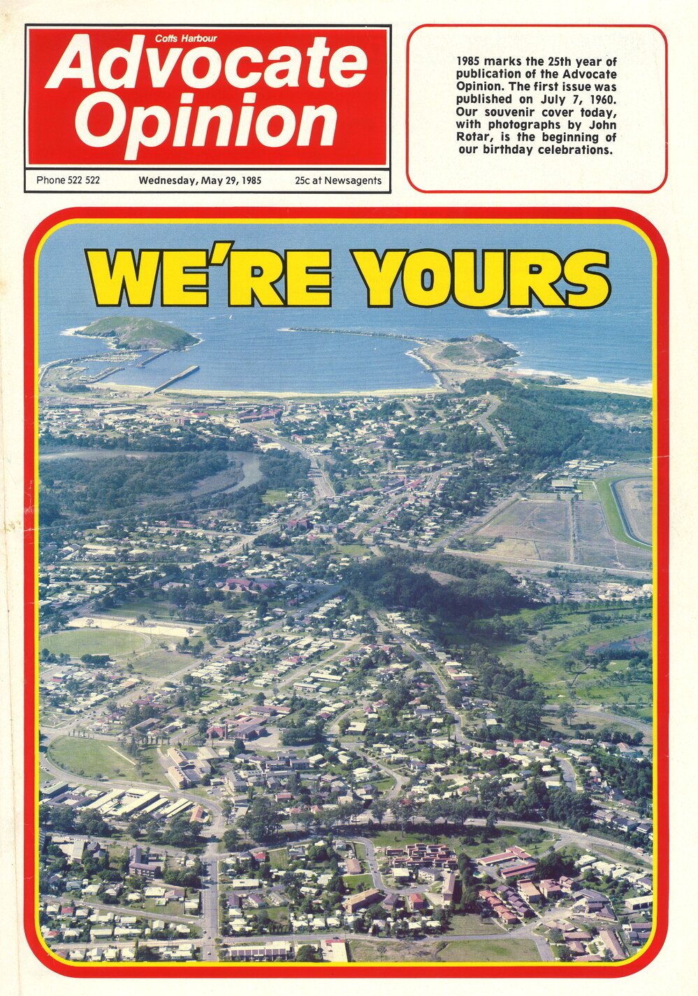 Coffs Harbour Advocate Opinion, 29 May 1985