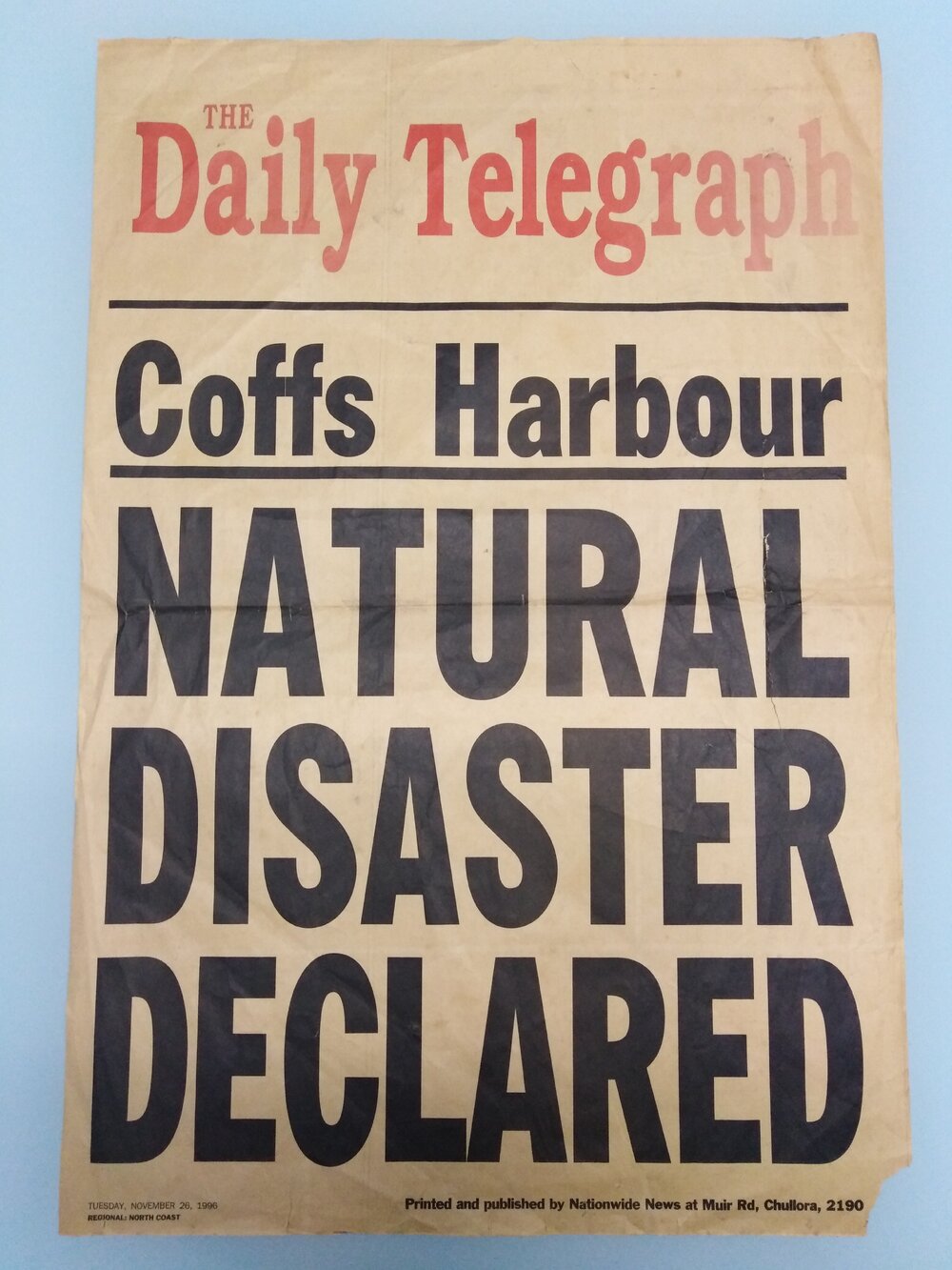 Coffs Harbour - Natural Disaster Declared