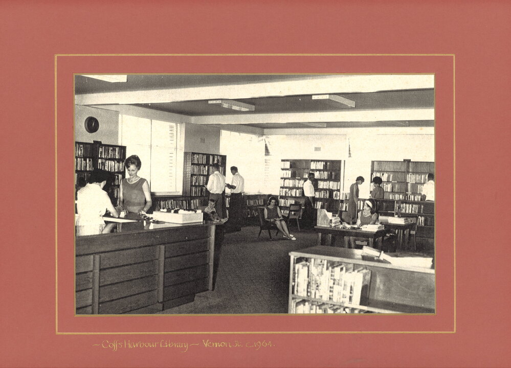 The Coffs Harbour Library in Vernon Street, c.1964