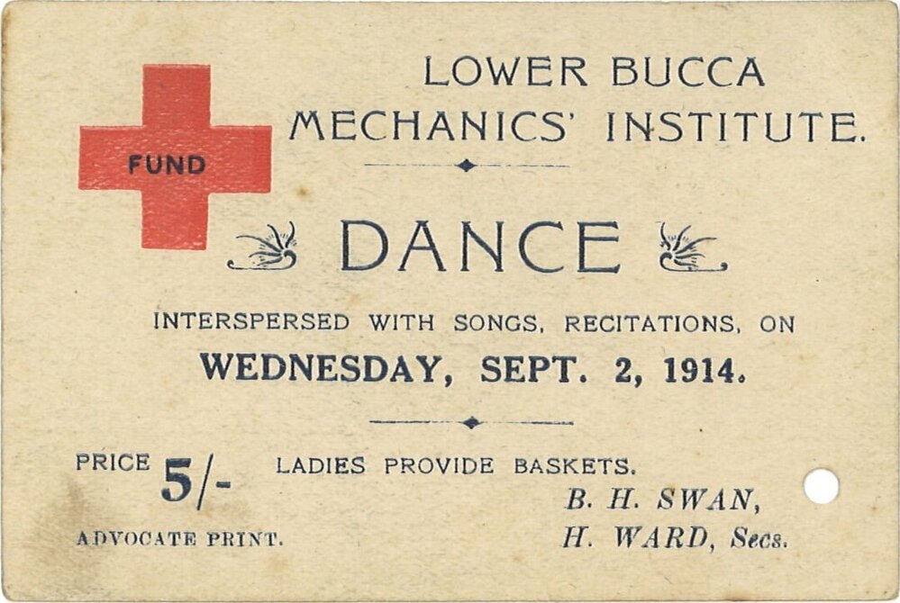 Dance Ticket, 1914