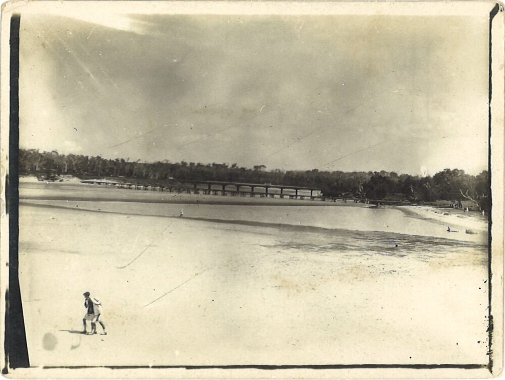 Bridge over creek, possibly Bonville
