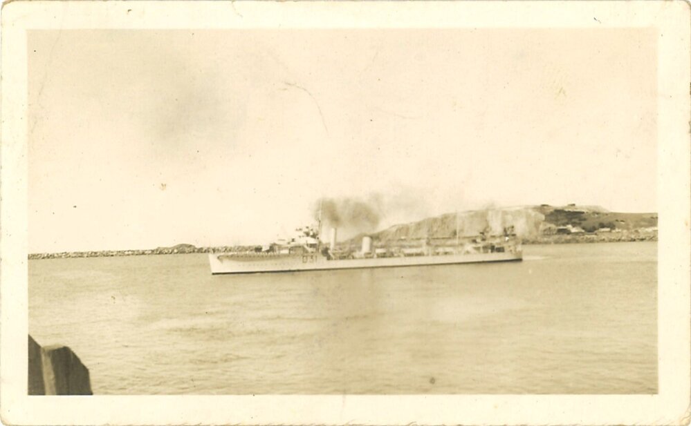 HMAS Voyager (I) in Coffs Harbour, 1938
