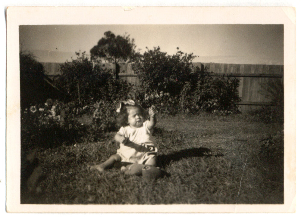 Photograph of Valda Partridge as a baby