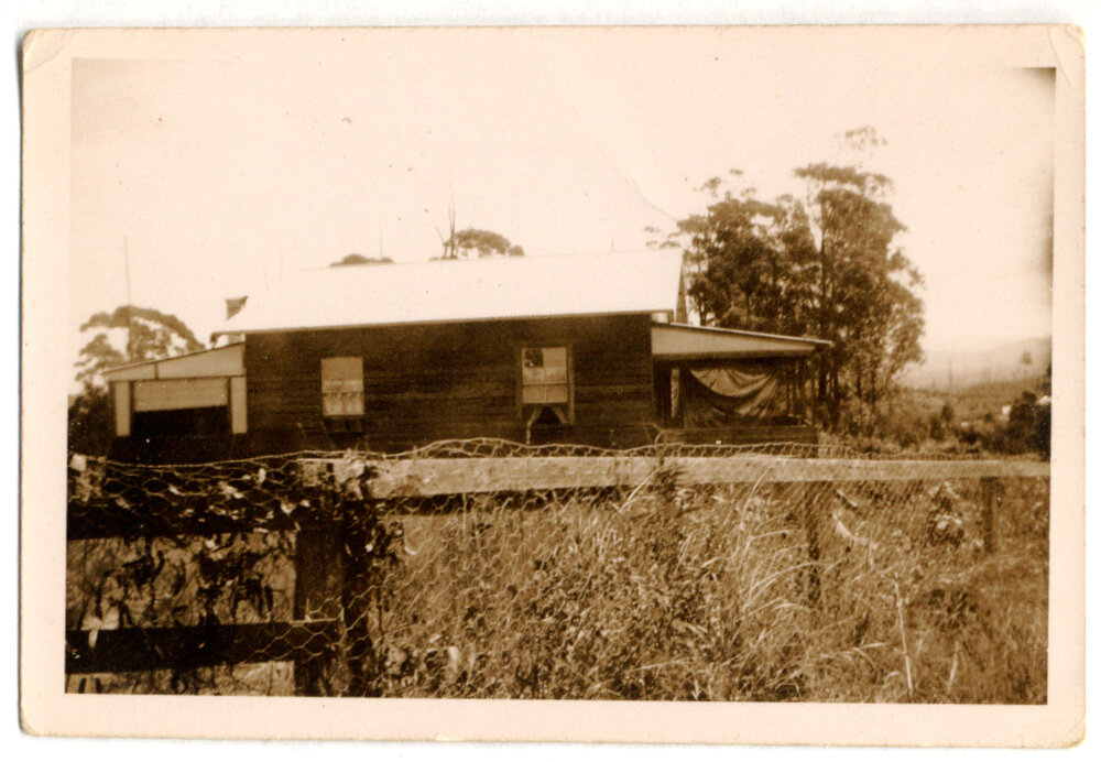 Photograph of wooden house