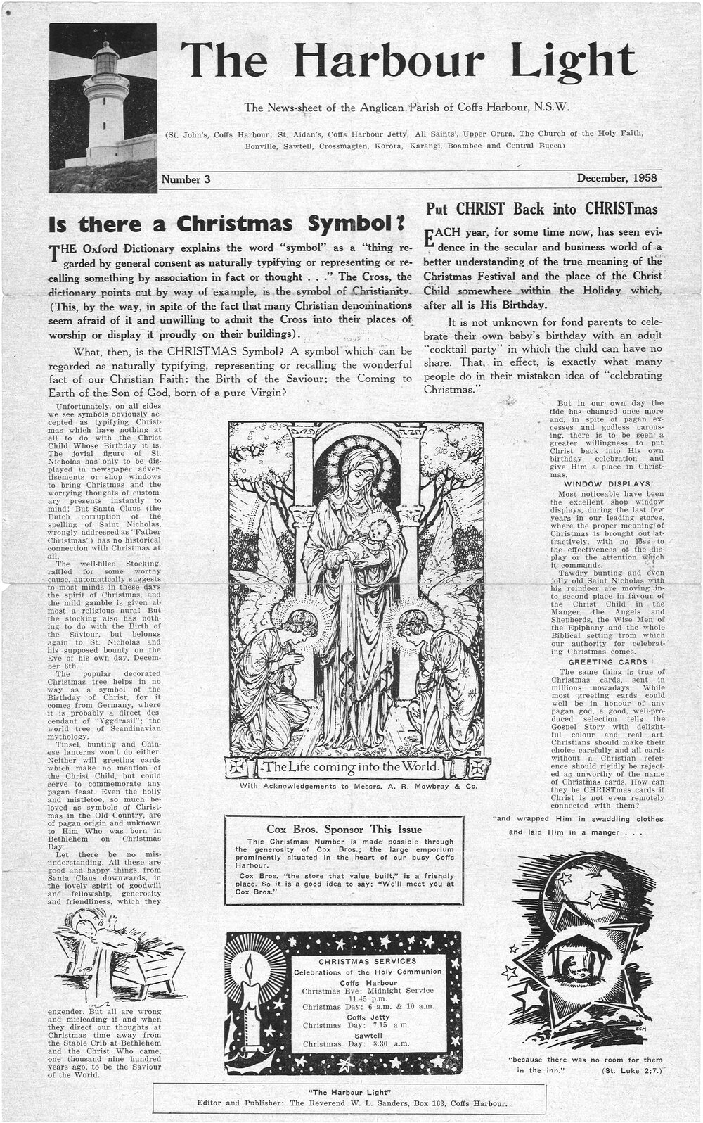 The Harbour Light, December 1958