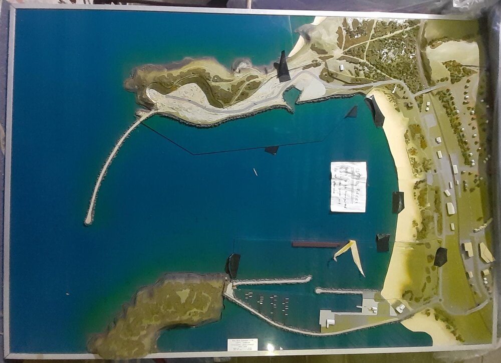 Coffs Harbour Foreshore Development topographic model, c. 1995