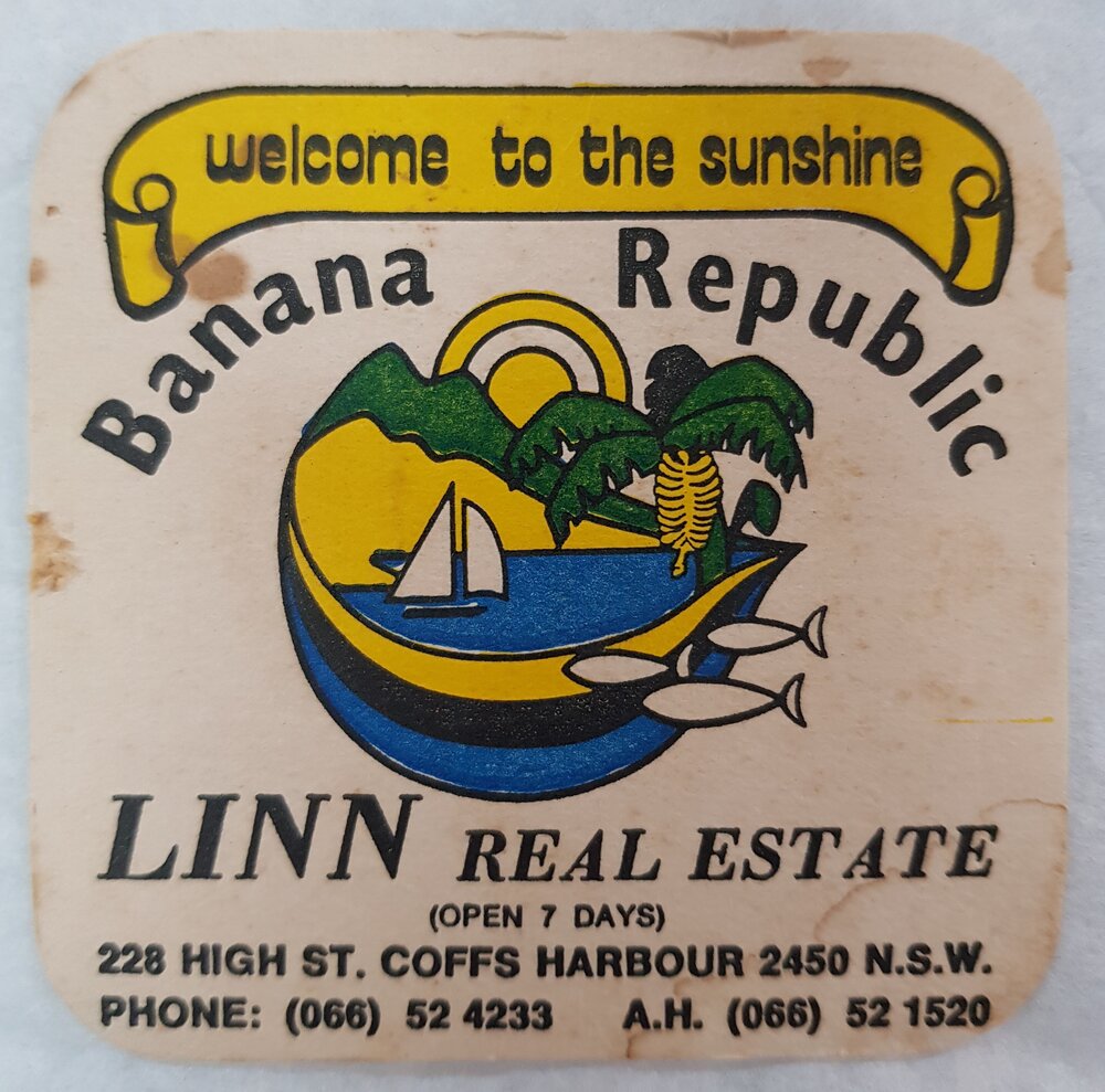 Banana Republic coaster