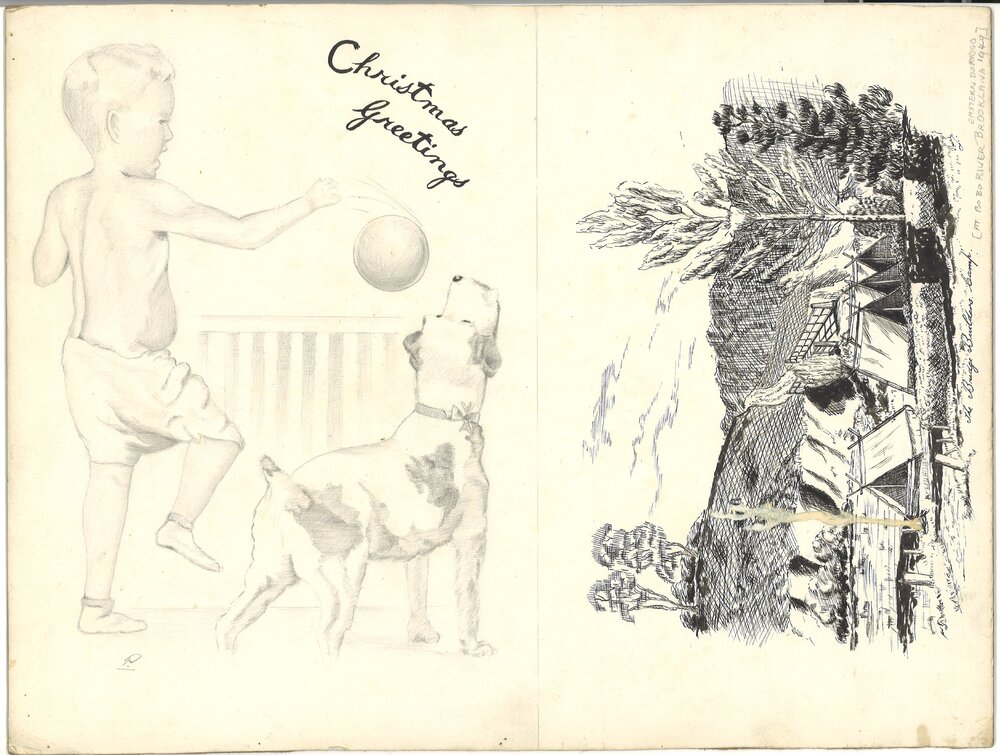 'Christmas Greetings' and 'The Bridge Builders Camp'