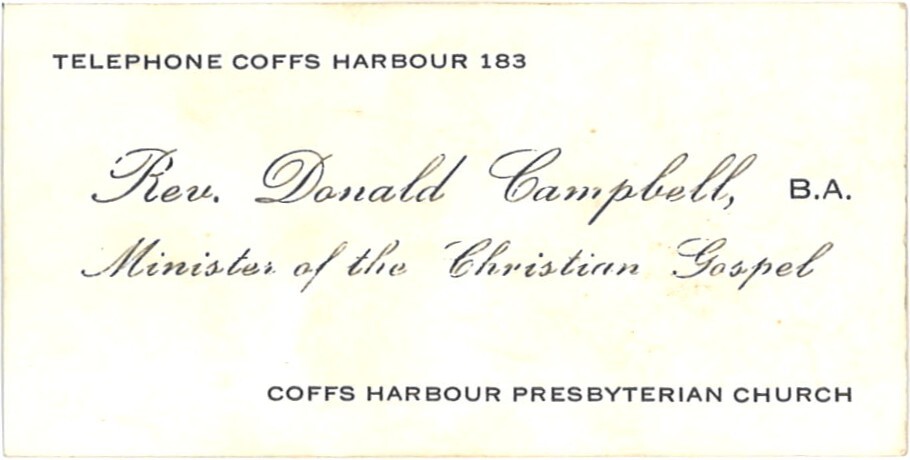 Business Card, c. 1962
