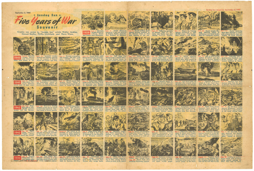 Five Years of War Souvenir, 1944
