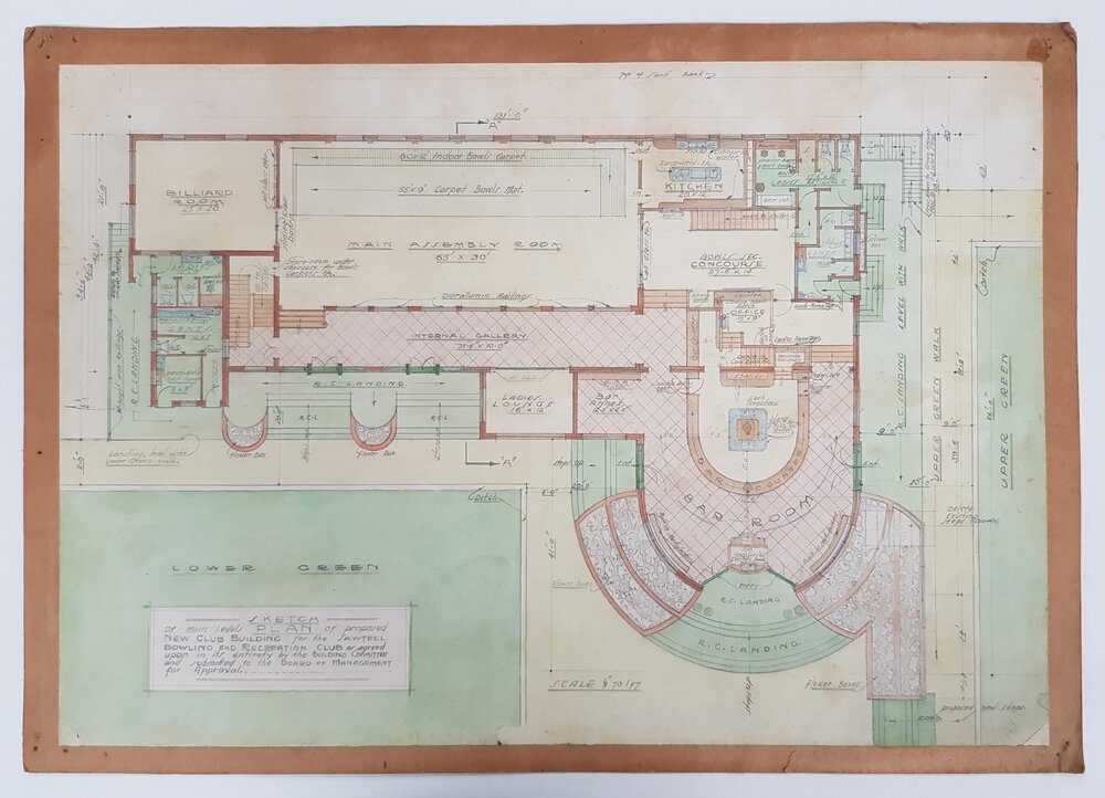 Sawtell Bowling &amp; Recreation Club building plan