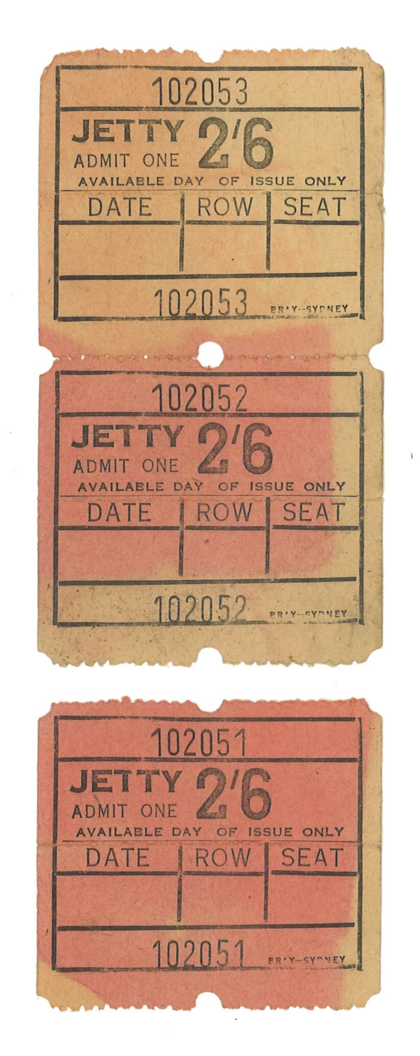 Jetty Theatre admission tickets