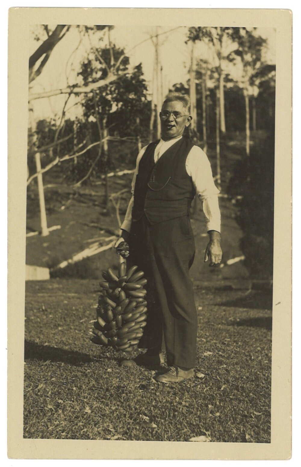 Picture postcard of Julius Andersen, Karangi, c. 1930