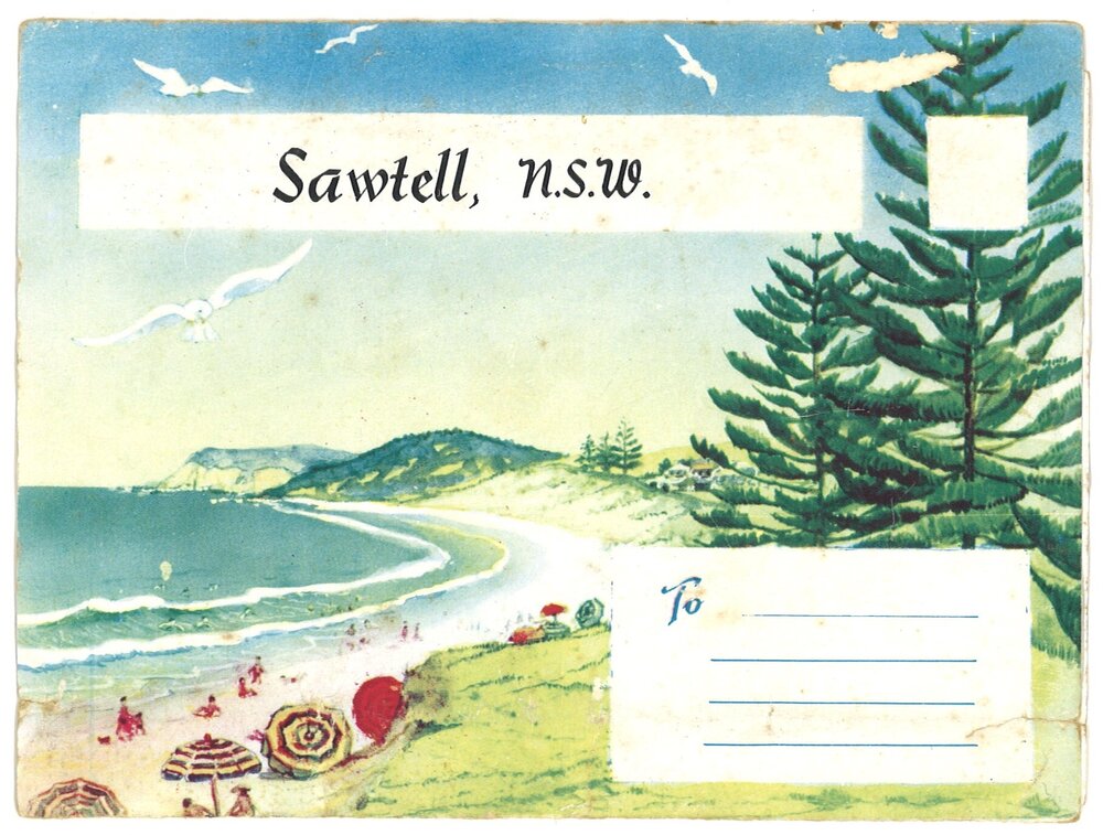 Souvenir Foldout Photograph Booklet of Sawtell