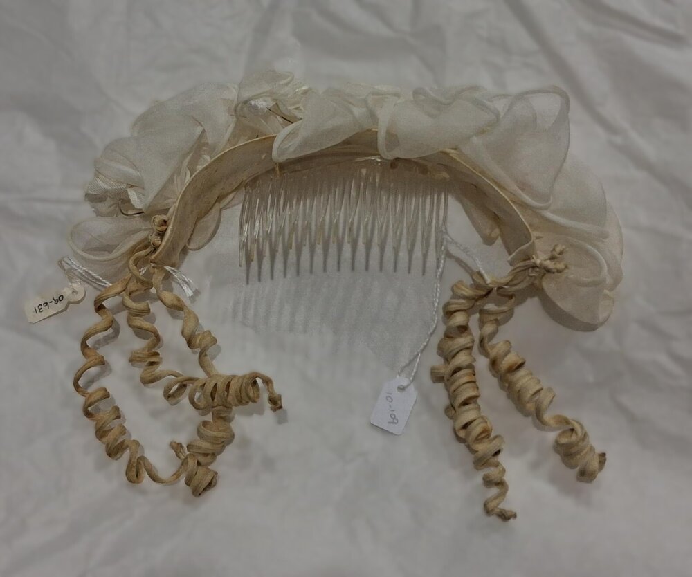 Wedding Headpiece, c. 1970