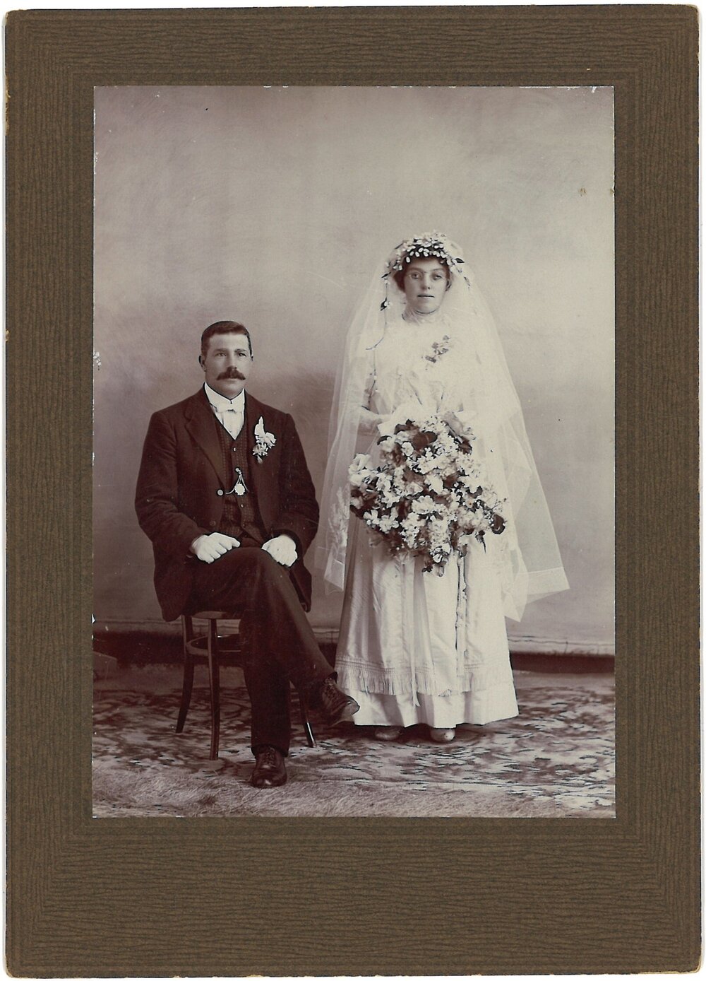 Portrait of Bride and Groom