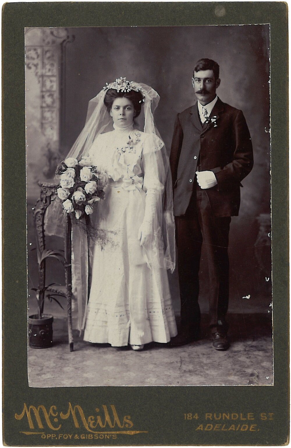 Wedding Portrait of Lucy and Len