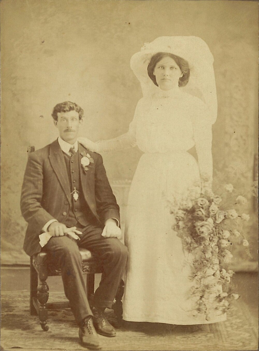 Portrait of Bride and Groom, 1895-1913