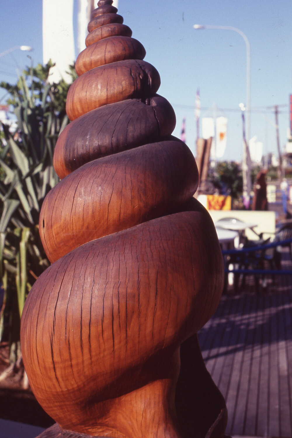 detail of Shell, public artwork
