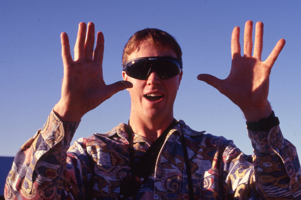 Man with sunglasses