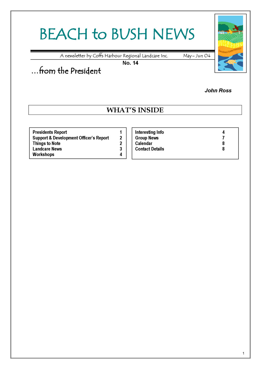 Beach to Bush News issue 14b