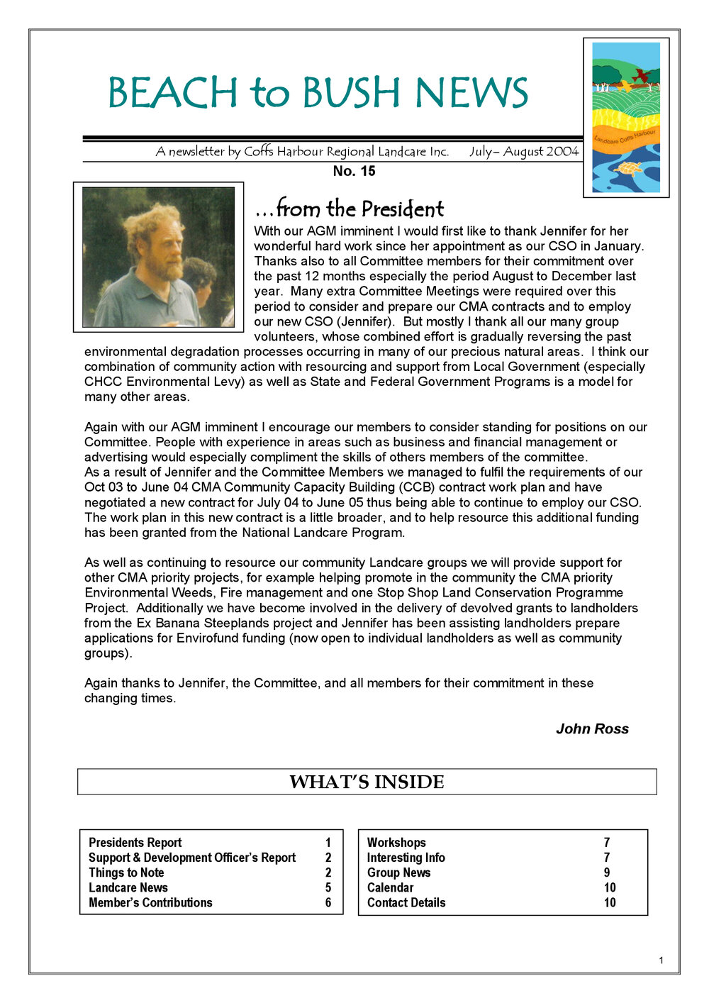 Beach to Bush News issue 15