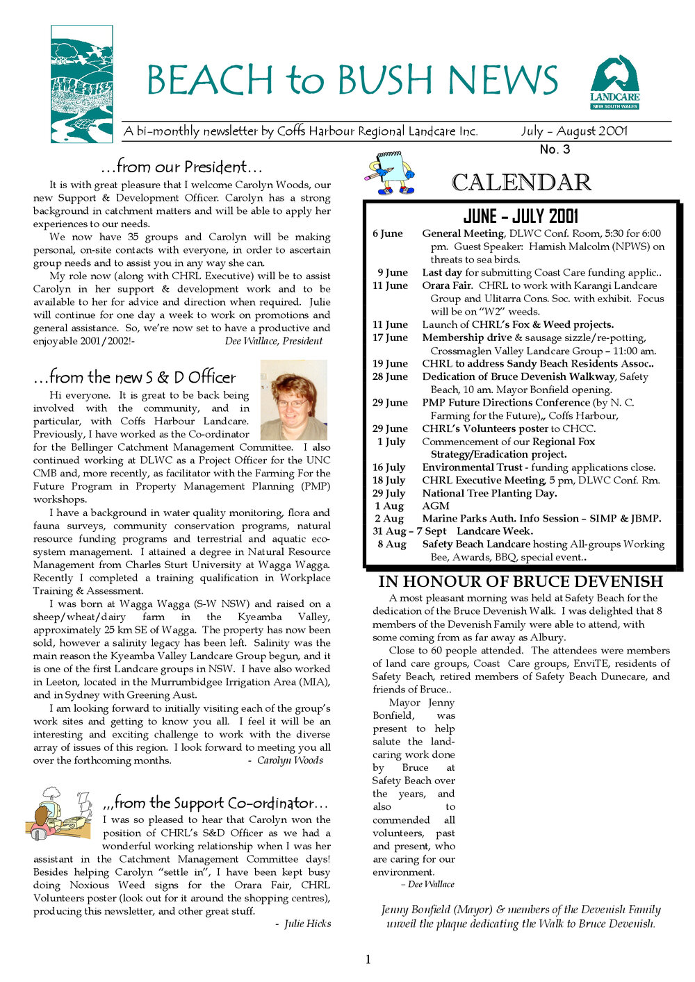 Beach to Bush News issue 3