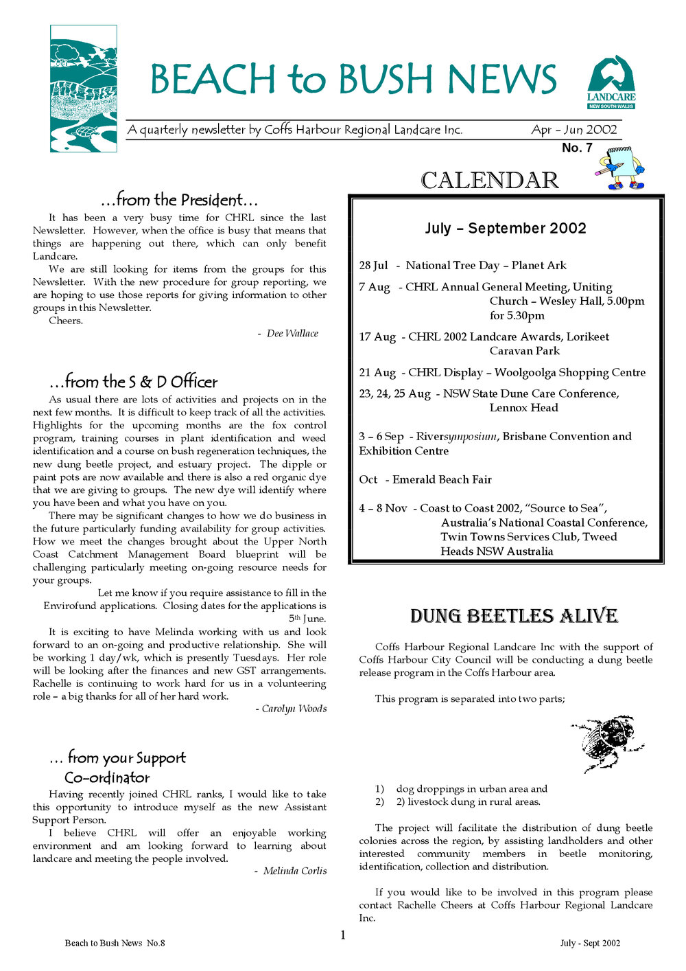 Beach to Bush News issue 7b