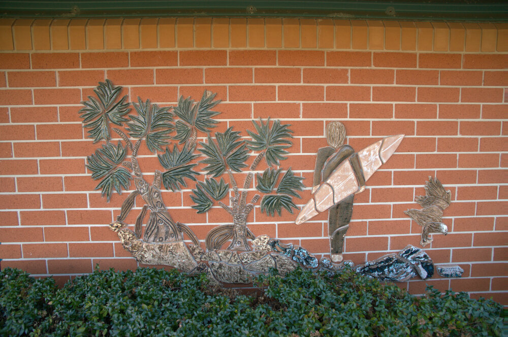 Ceramic panel, Woolgoolga Library