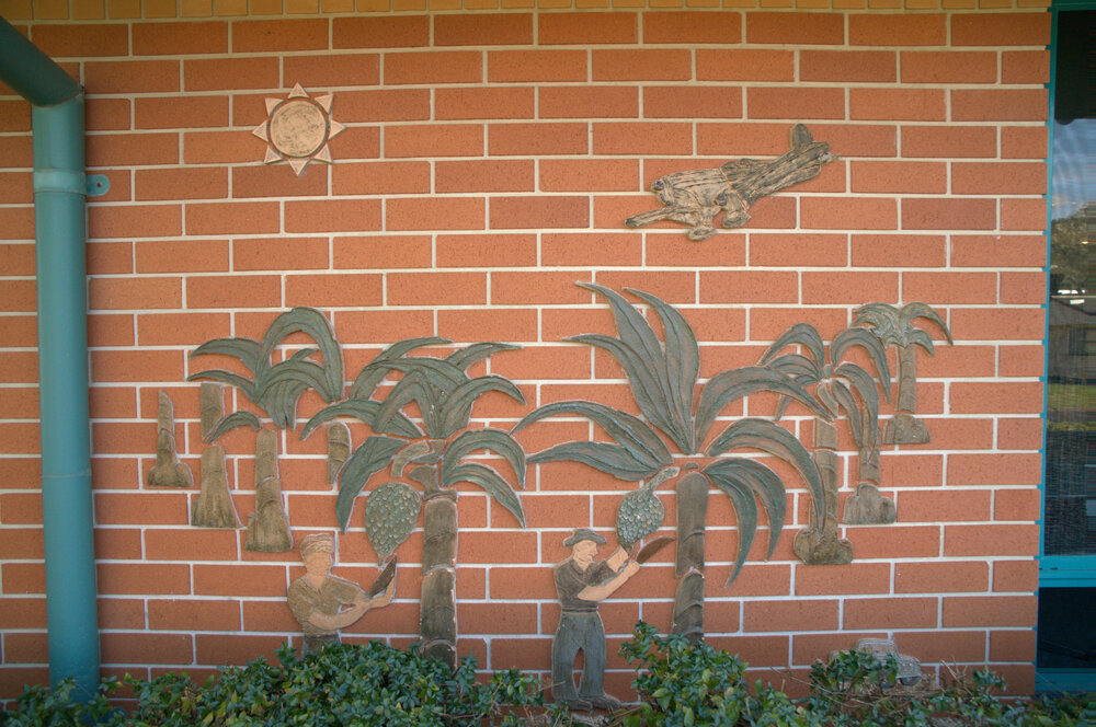 Ceramic panel, Woolgoolga Library