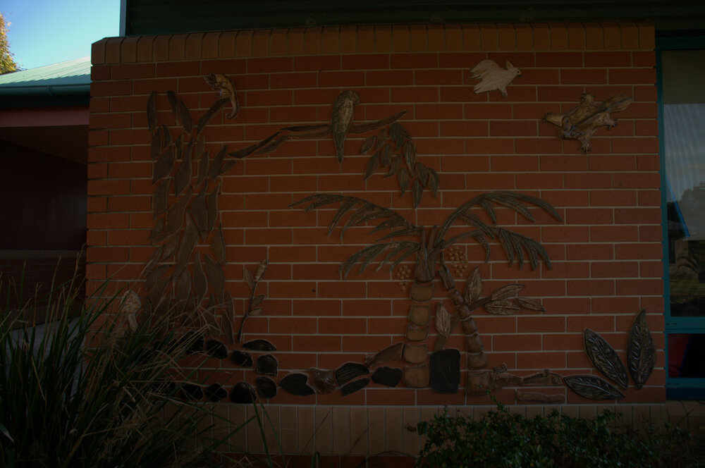 Ceramic panel, Woolgoolga Library
