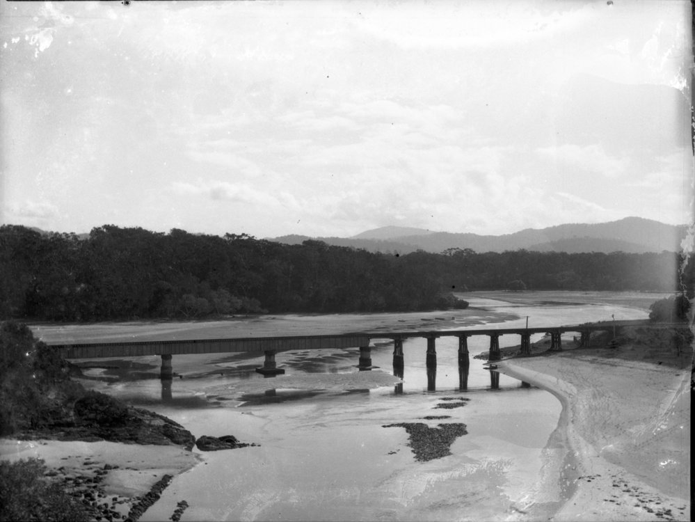 Railway bridge over Boambee Creek, c.1925