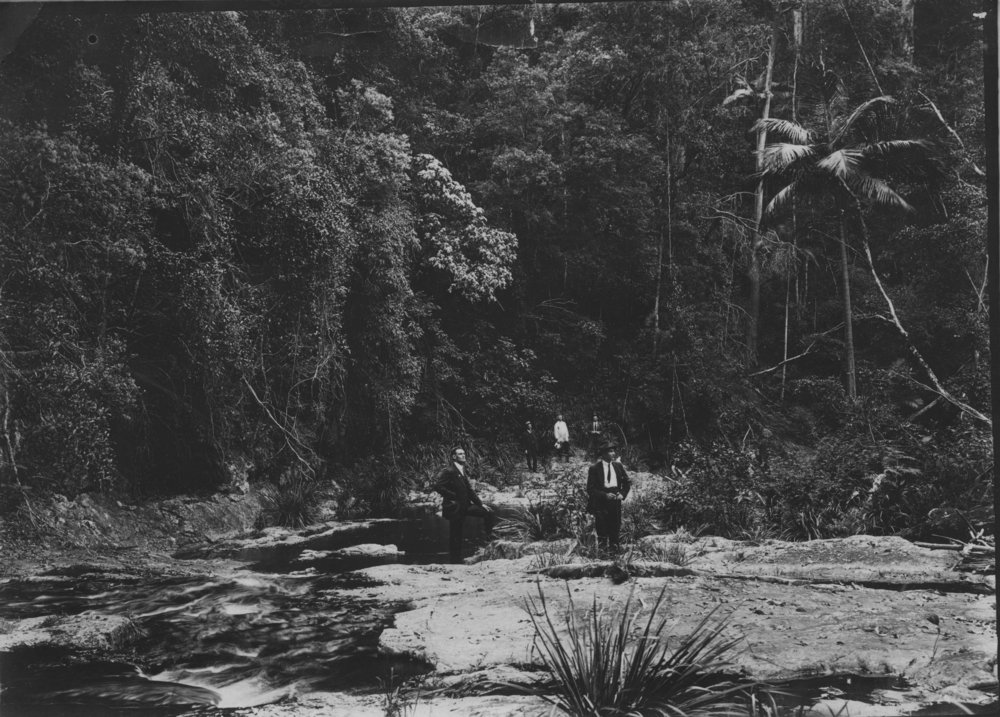 Chamber of Commerce members inspecting potential water supply