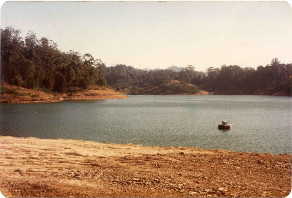 Karangi Dam on Orara Way, April 1982 
