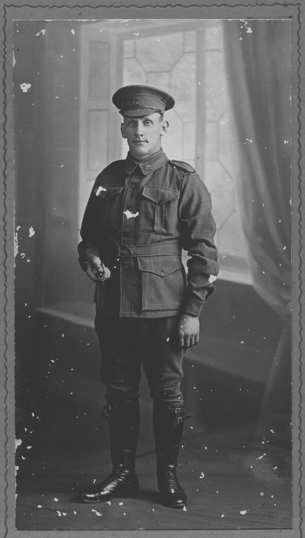 World War I portrait of soldier Edward Thomas Hoschke