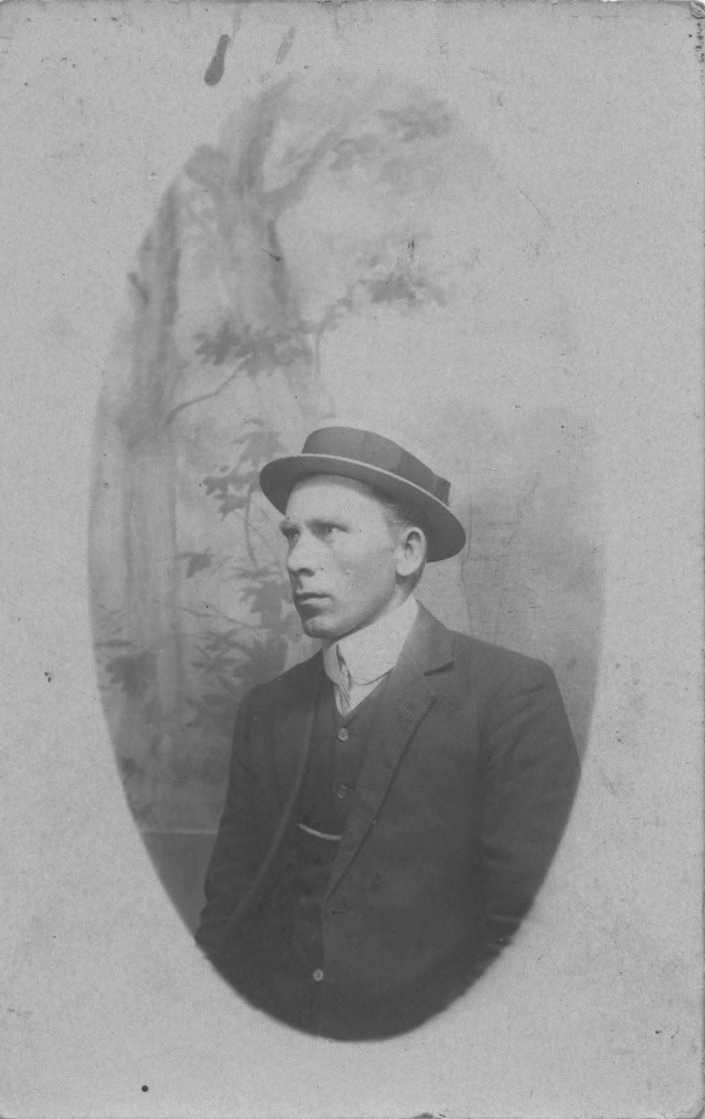 Portrait of David Nicholson, early 1900s