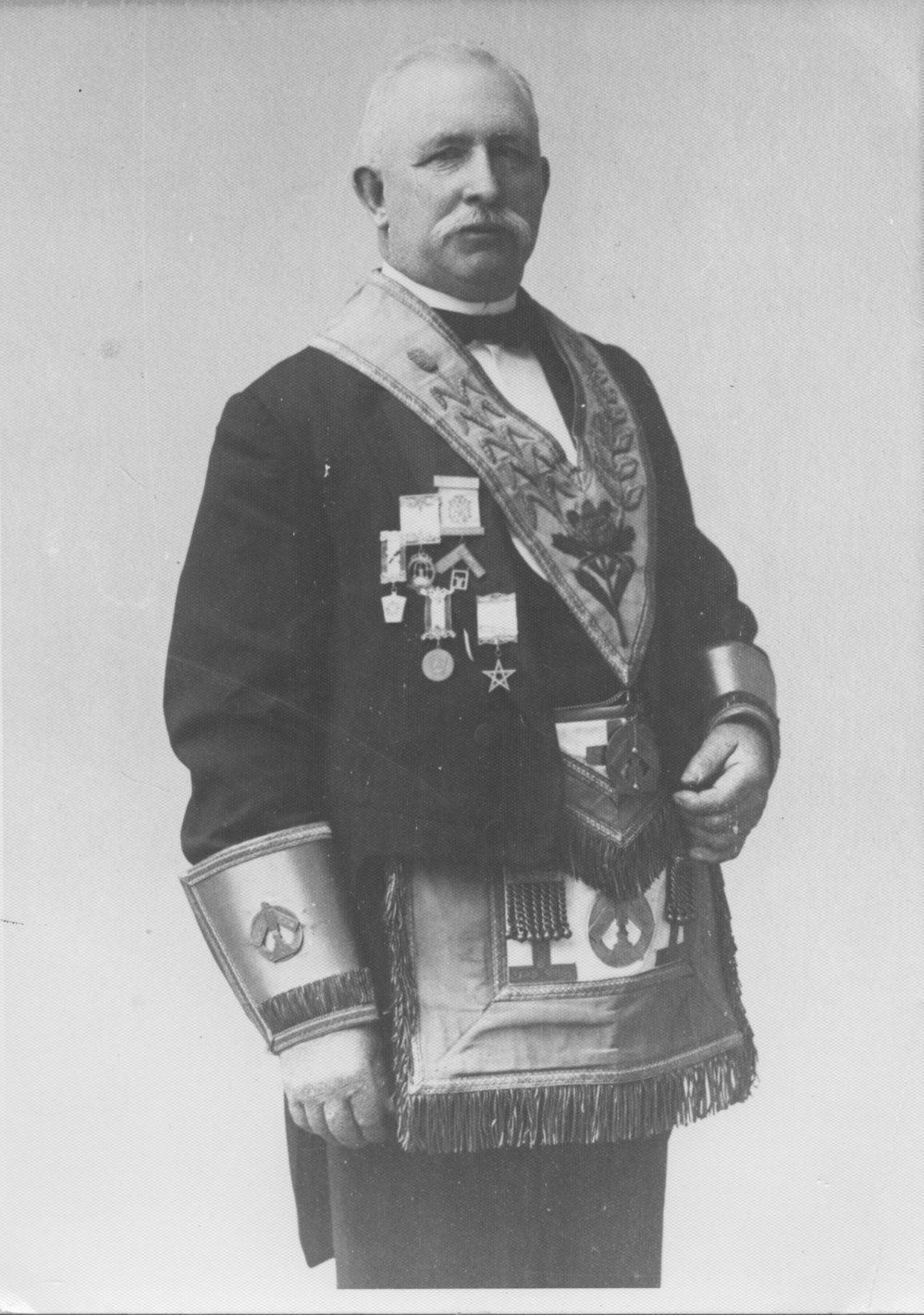 Murdoch Stewart McLean in Masonic regalia, c. 1912 